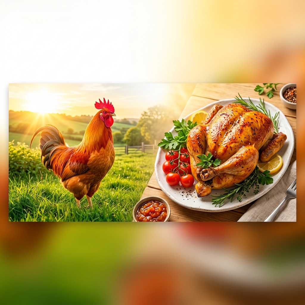 100% Organic Free-Range Chicken